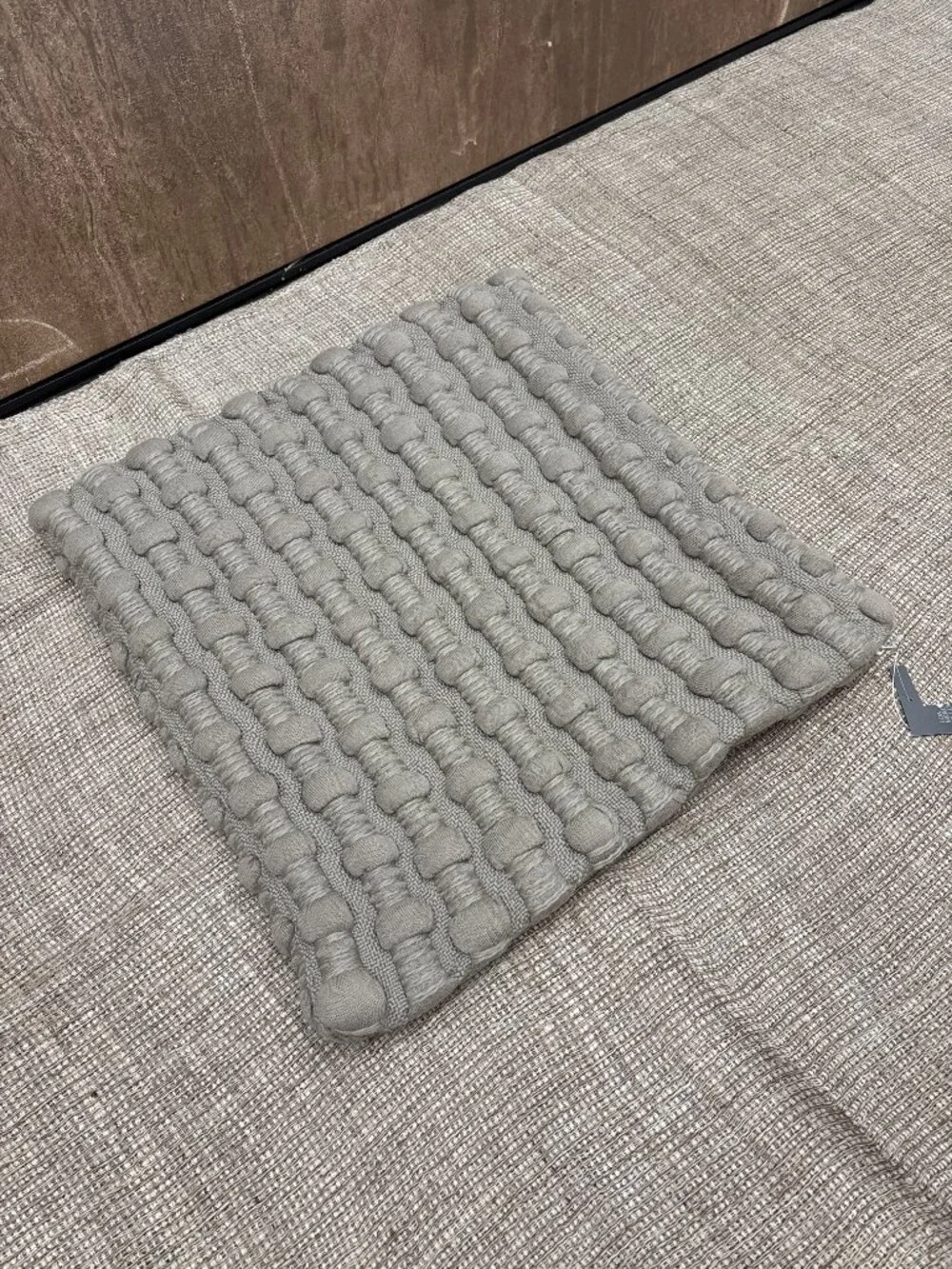 RH Restoration Hardware Loa Merino Wool Chunky Stripe Pillow Cover